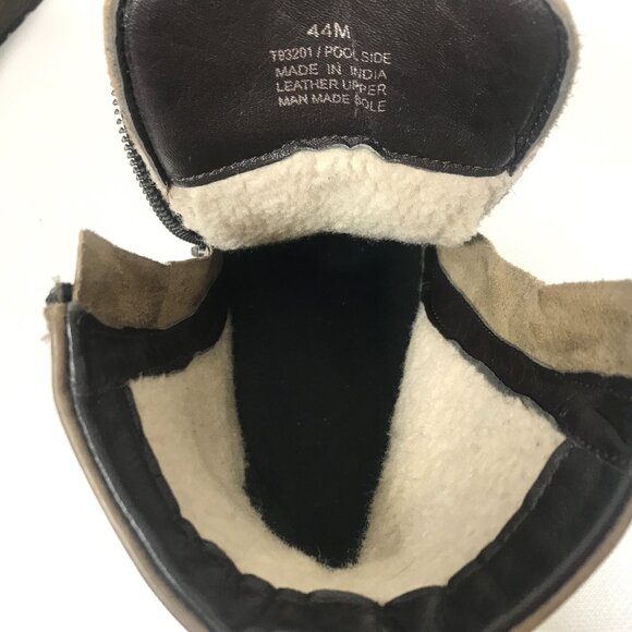 Testosterone Leather Cap Toe Logger Boots Brown Men Size 11 - Picture 11 of 14